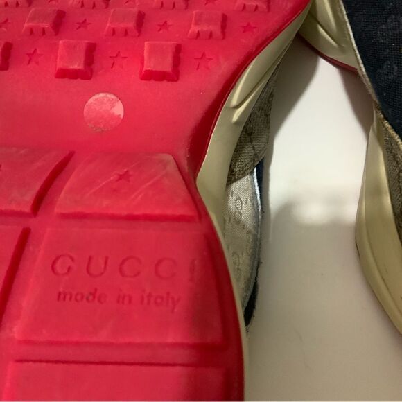 Gucci Rhyton Mixed Media GG Canvas Sneaker size 37 - Picture 10 of 16